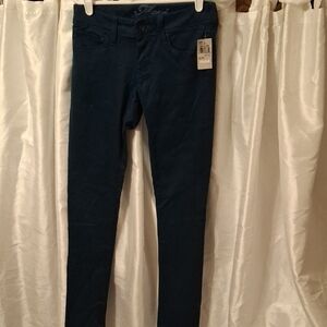 Mavi Women's Dark Blue Green  Skinny Jeans 24/32